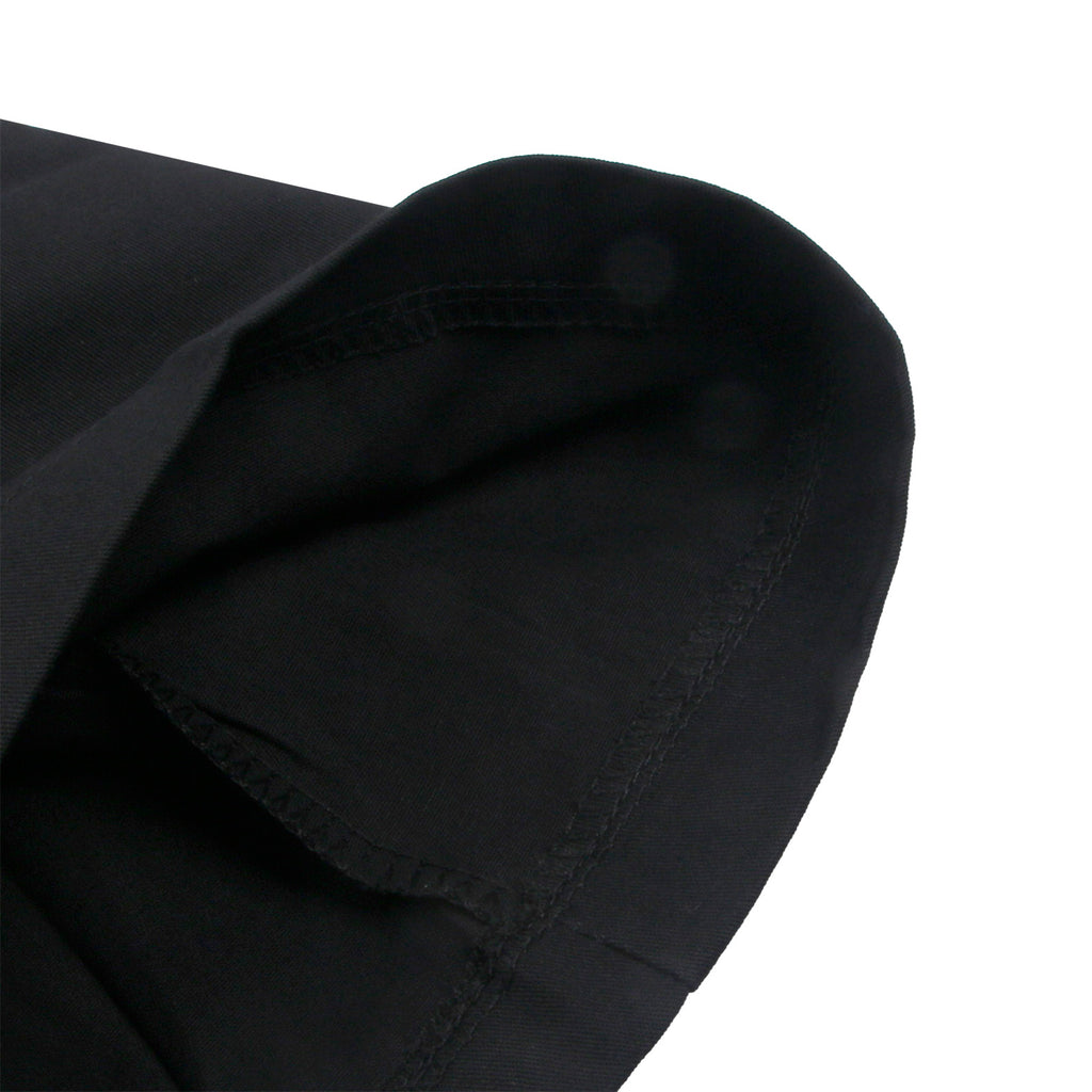 SSCSS Women's High-Waisted Wide-Leg Cargo-Style Black Athletic Shorts