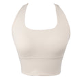 SSCSS Women' s Casual Sleeveless V-Neck Top Beige Sport Vest