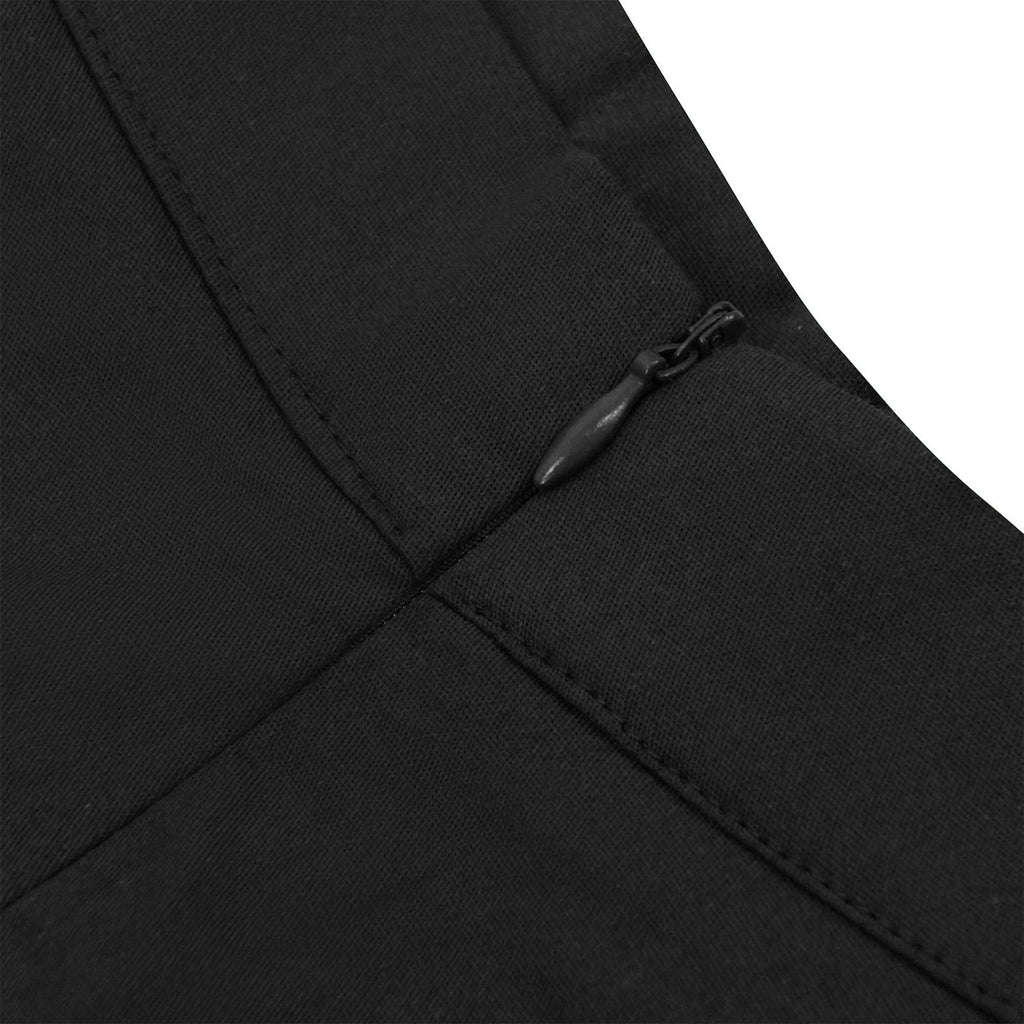 SSCSS Women's Casual Knee Length High Waisted Flare Midi A Line Full Circle Formal Skirt
