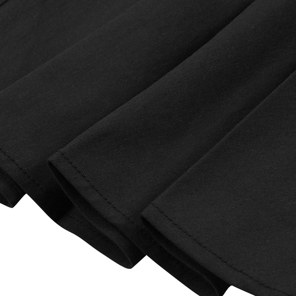 SSCSS Women's Casual Knee Length High Waisted Flare Midi A Line Full Circle Formal Skirt