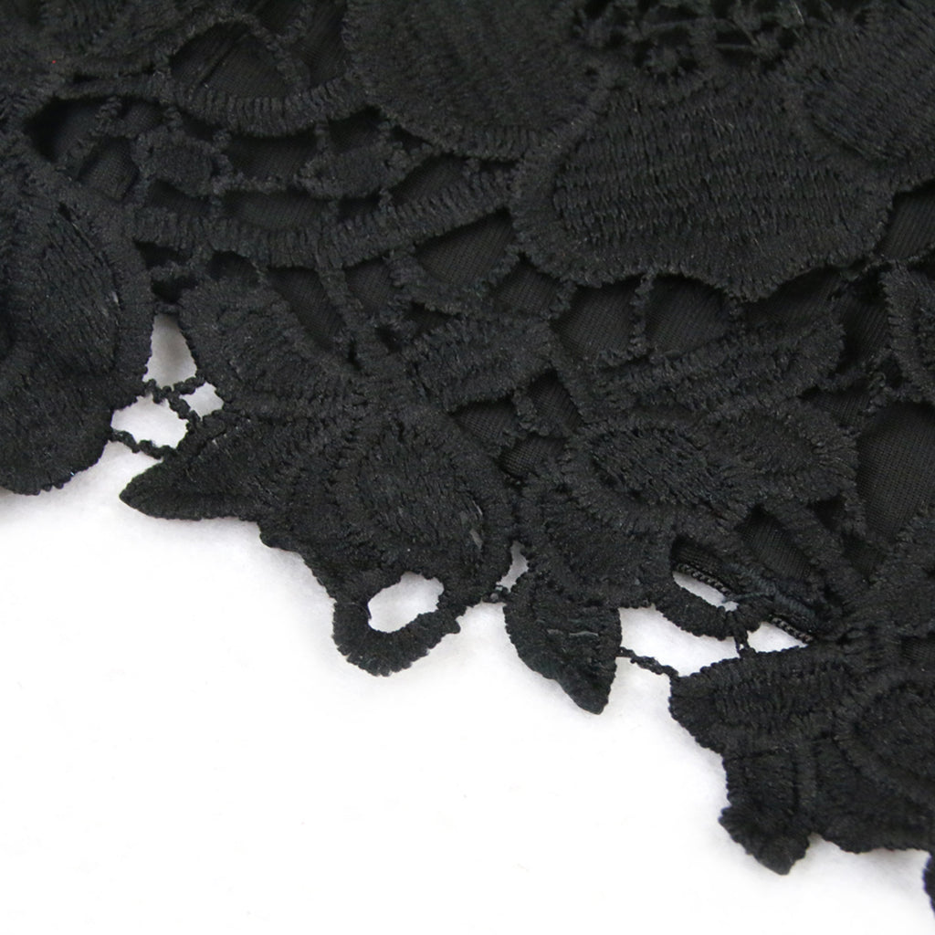 SSCSS Women's Punk Goth Floral Lace Bustier Corset Party Bralet Crop Top
