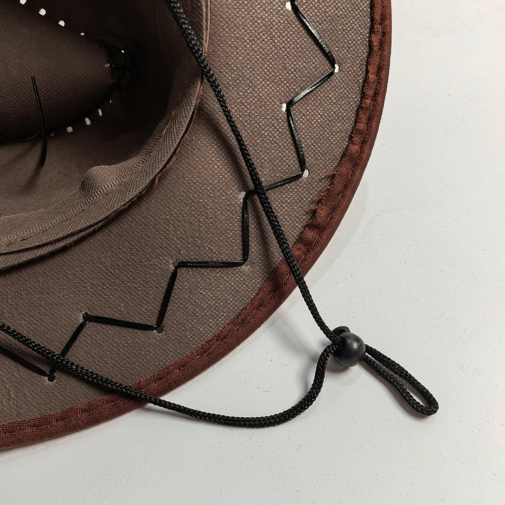 SSCSS Women's Vintage Style Wide Brimmed Felt Cowboy Hat