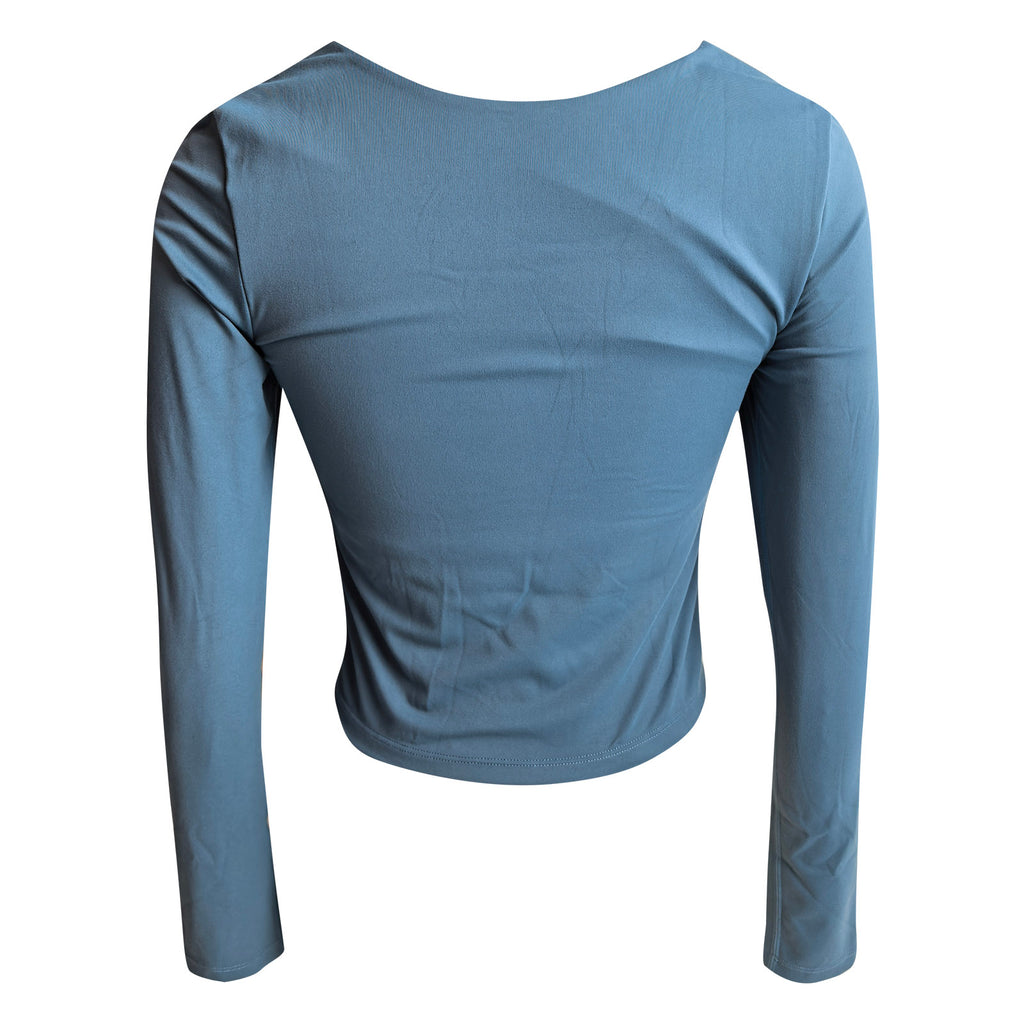 SSCSS Long-Sleeve Built-in Bra Pads Outdoor Fitness & Yoga Wear Athletic Apparel